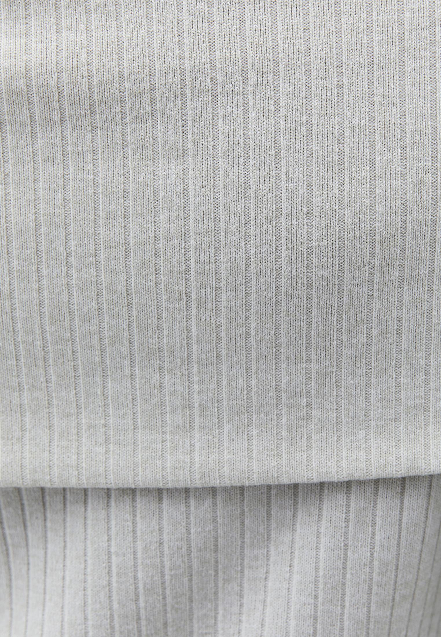 Drop Shoulder Long Sleeve Knit Sweater - TEA