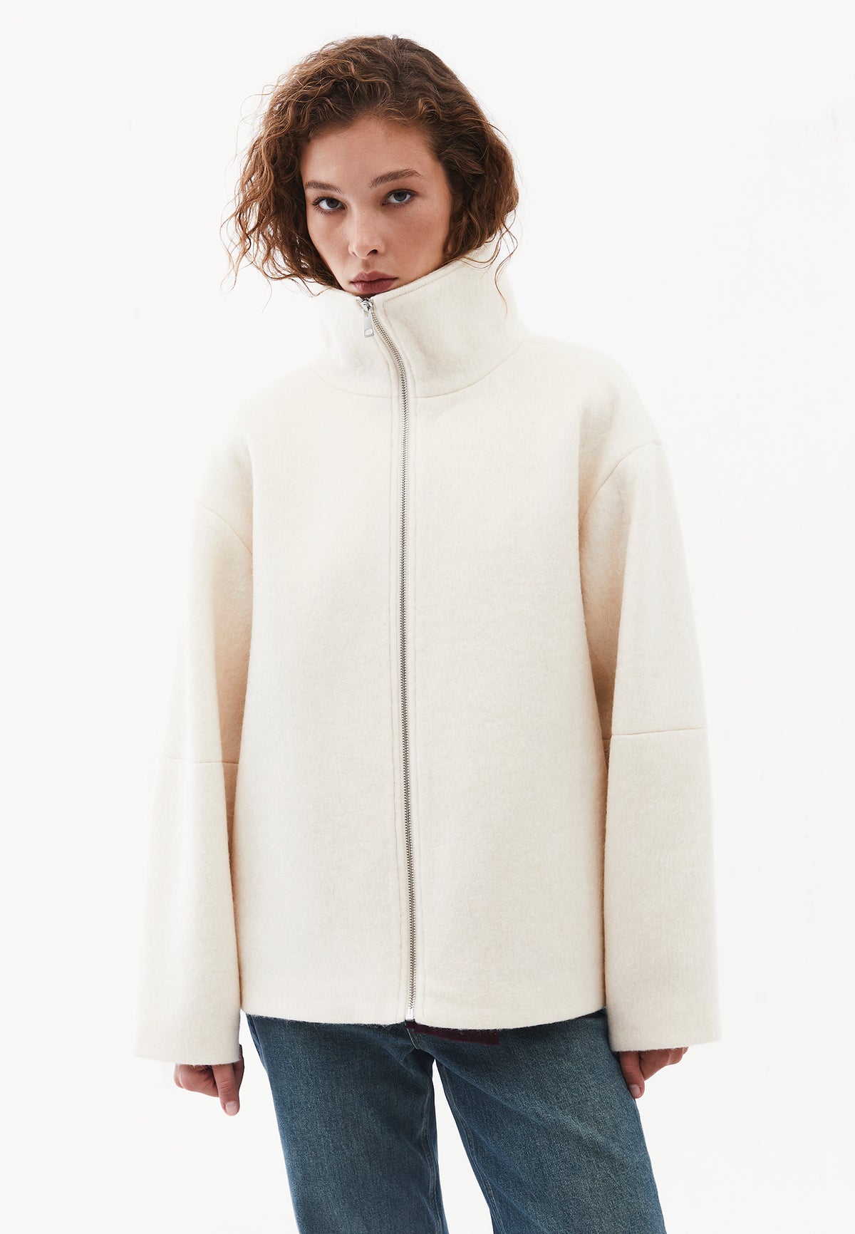 Standard Length Pleated Coat - TURTLEDOVE