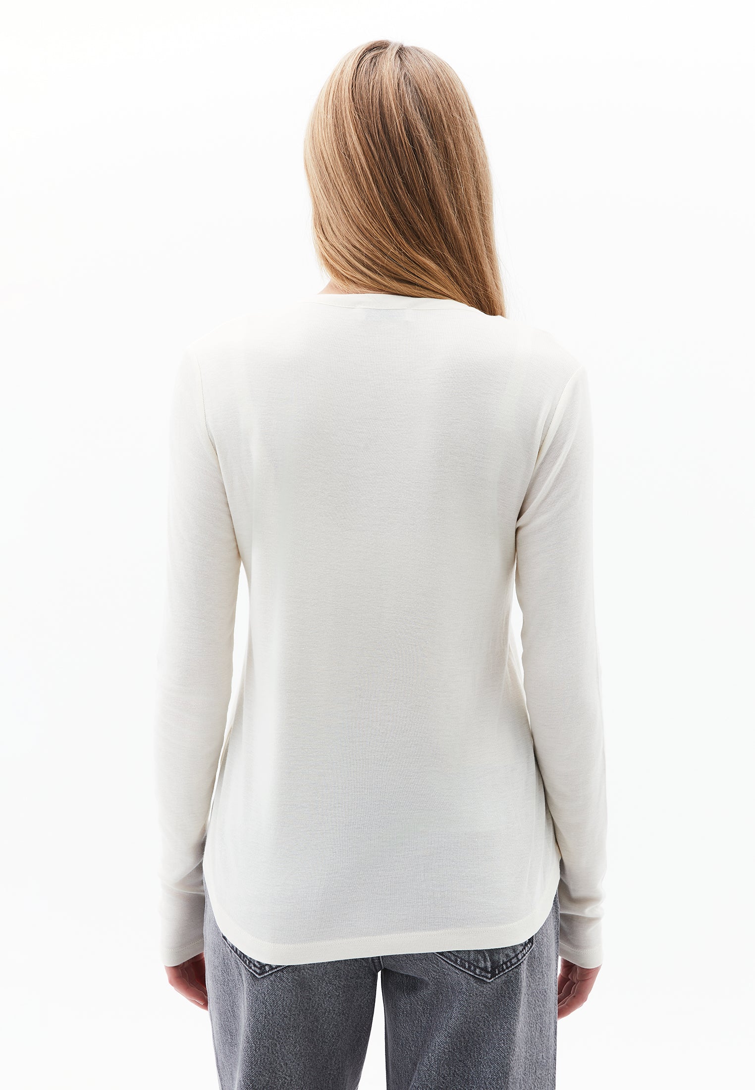 Polo Collar Buttoned T-Shirt - TURTLEDOVE