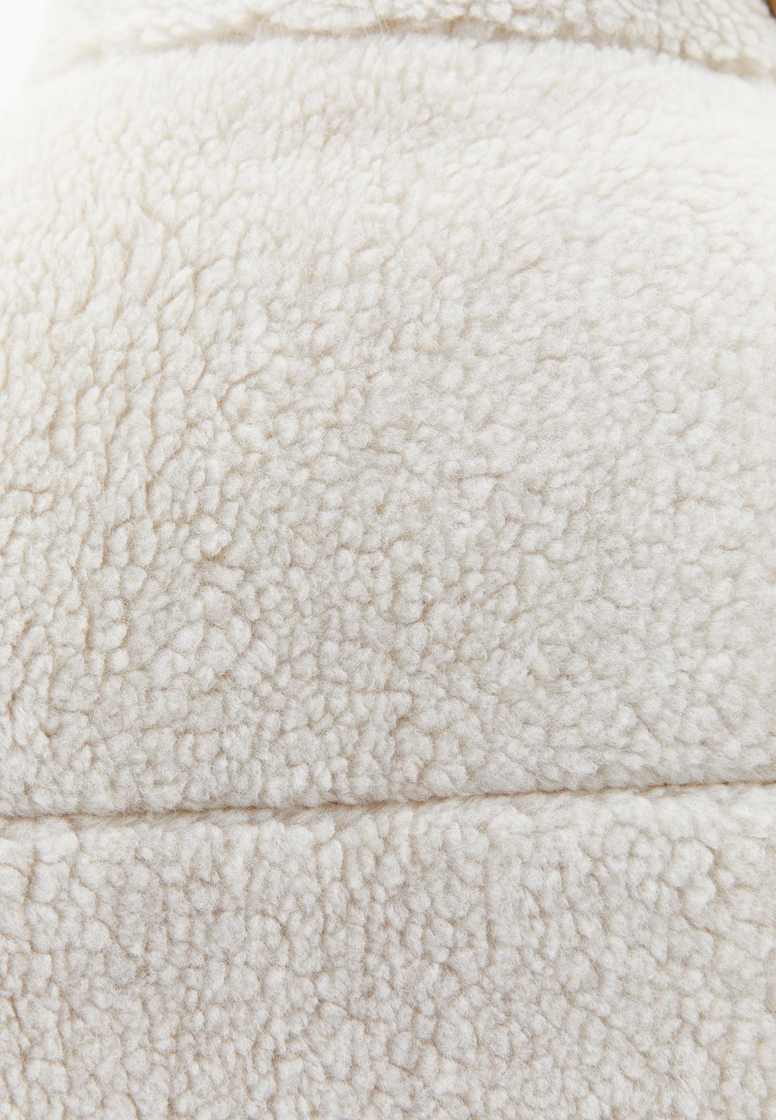 High Collar Bouclé Short Jacket - TURTLEDOVE