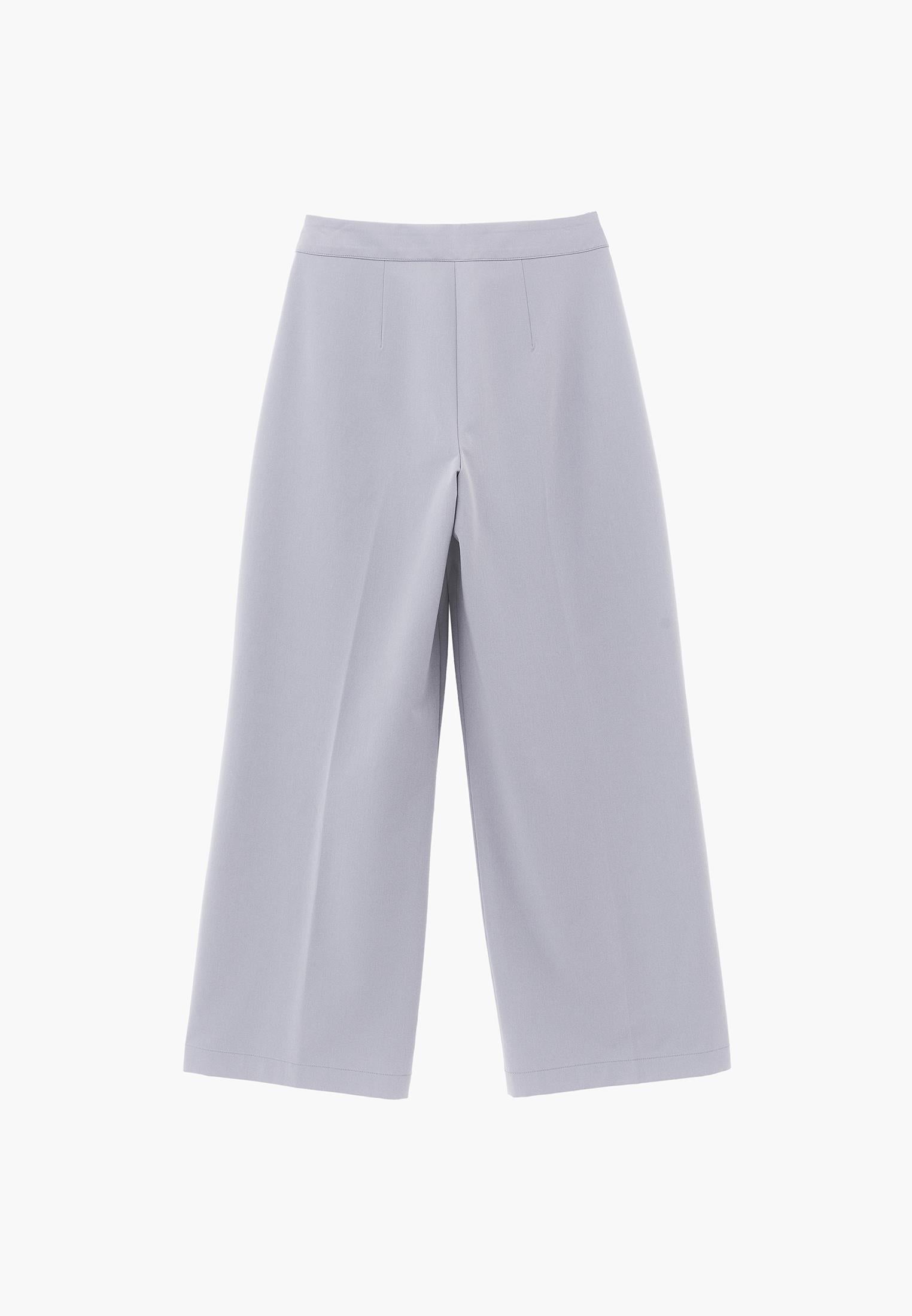 Ultra High Waist Straight Pants - ULTIMATE GRAY