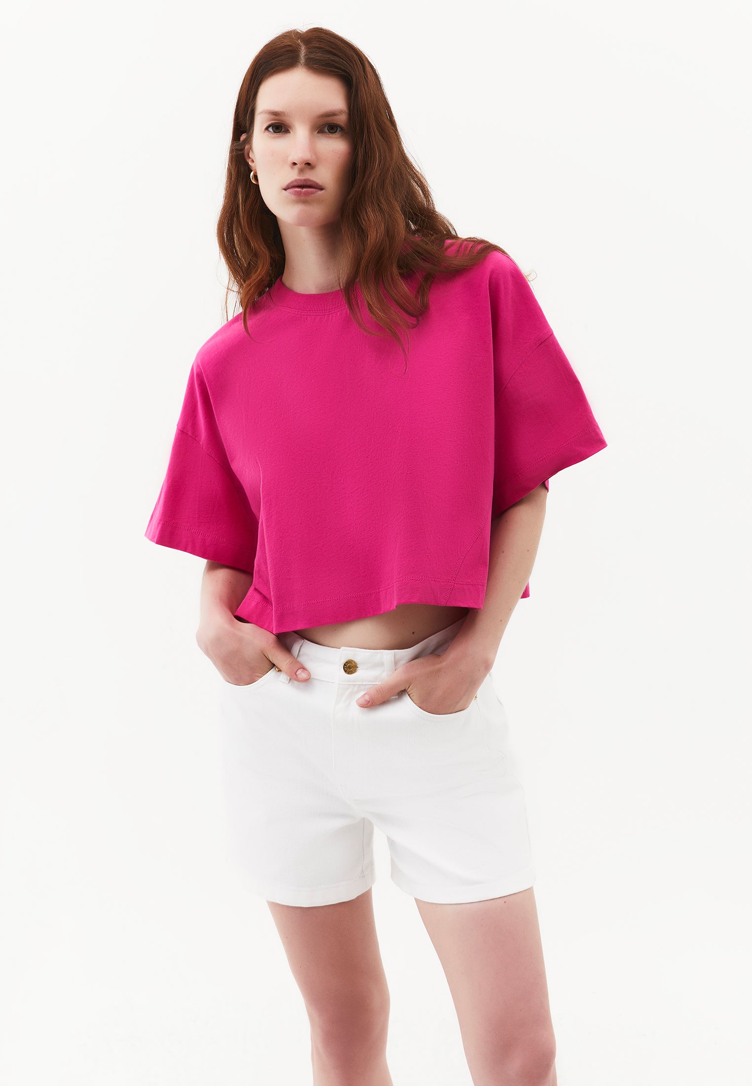 Oversize Short T-Shirt - VERY BERRY