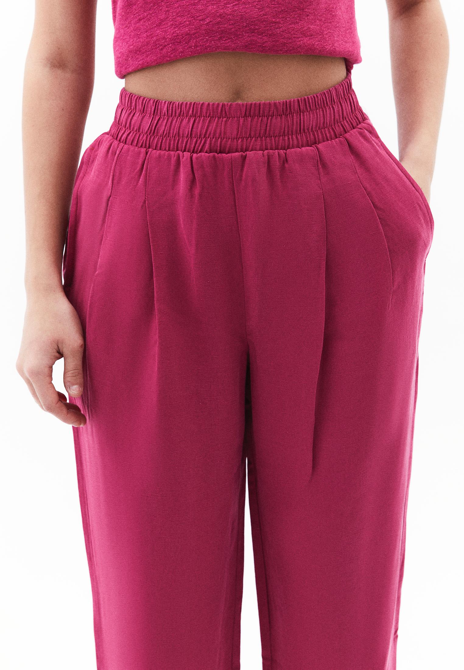 High Waist Straight Trousers With Pocket Detail - VIVACIOUS