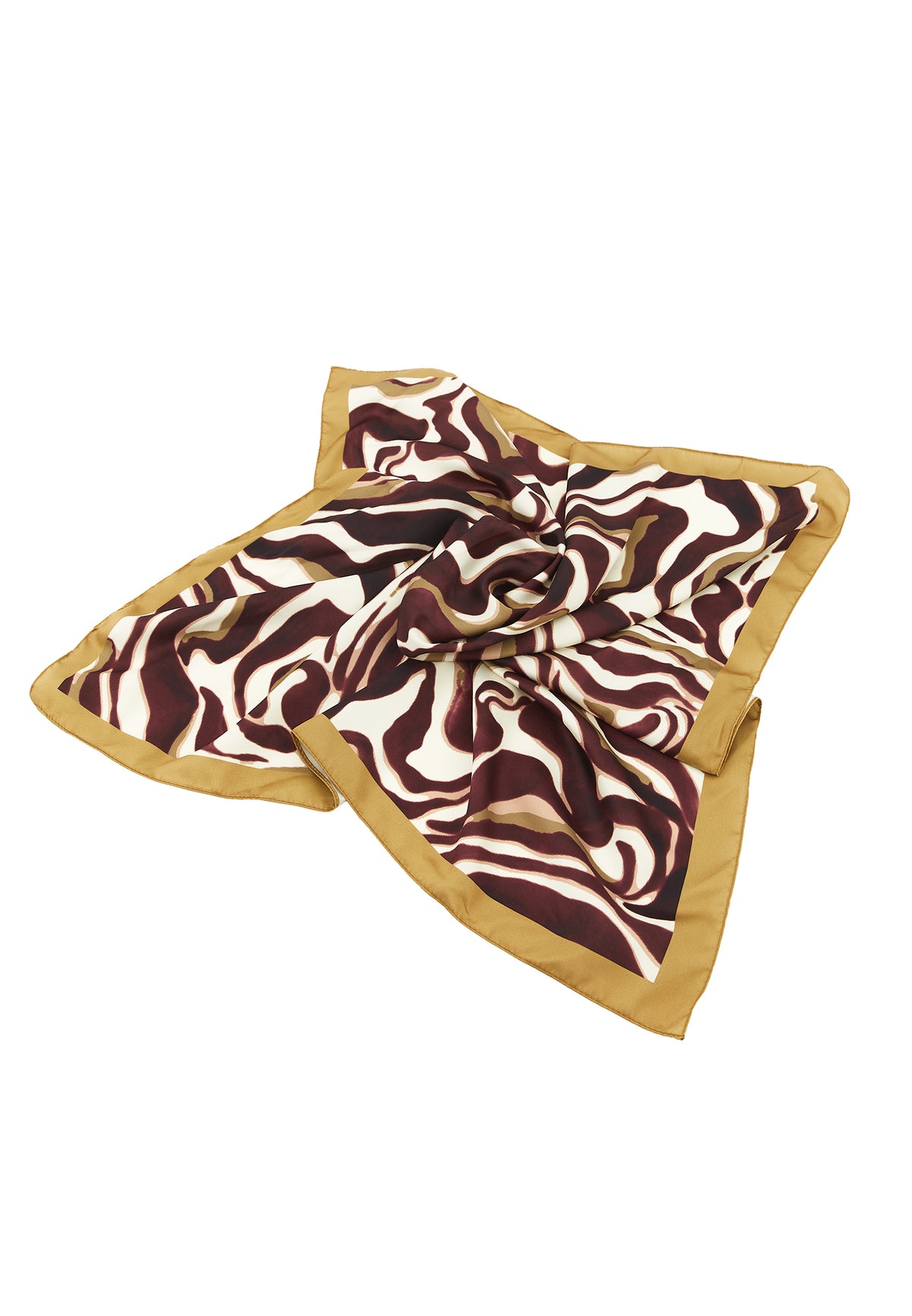 Modern Foulard Scarf - WAVY COMB
