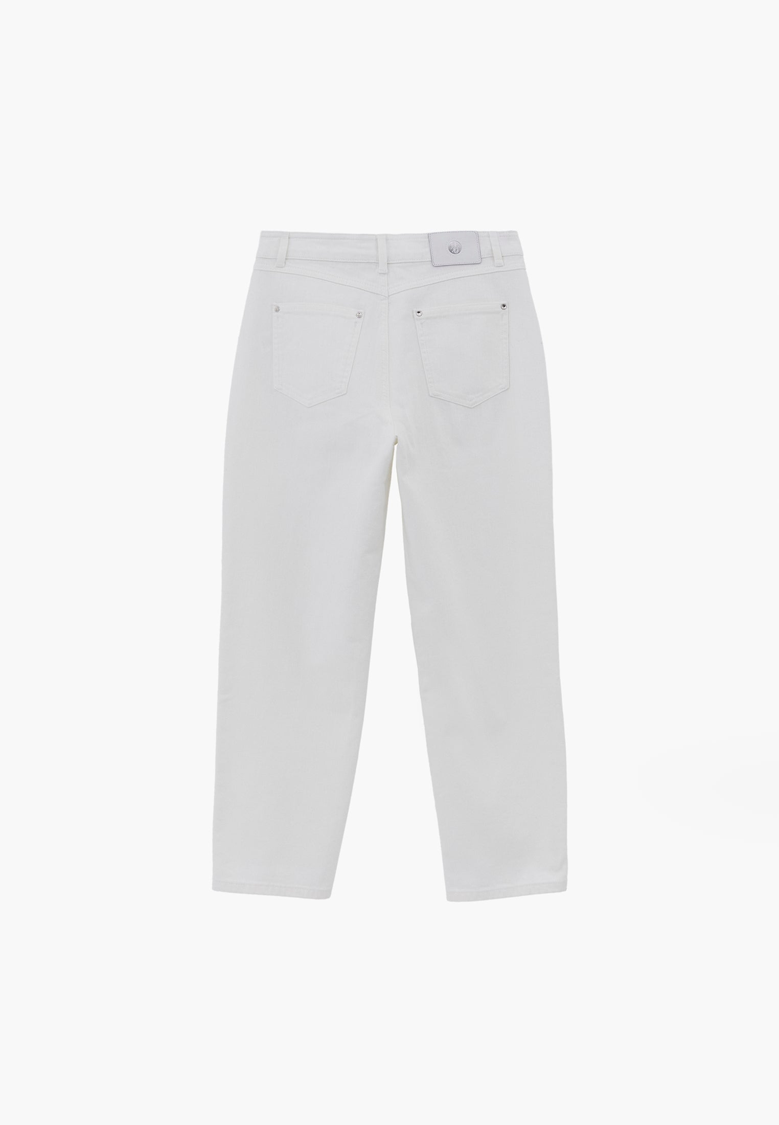 Ultra High Waist Mom Jeans - WHITE DENIM