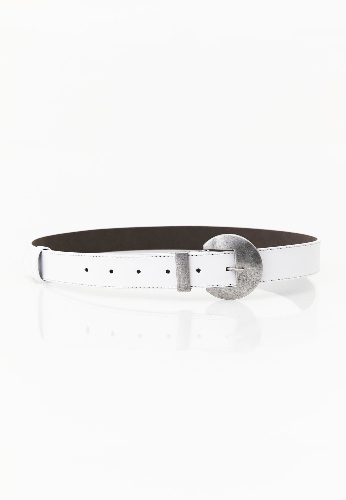 Classic Women Accessory Belt - WHITE