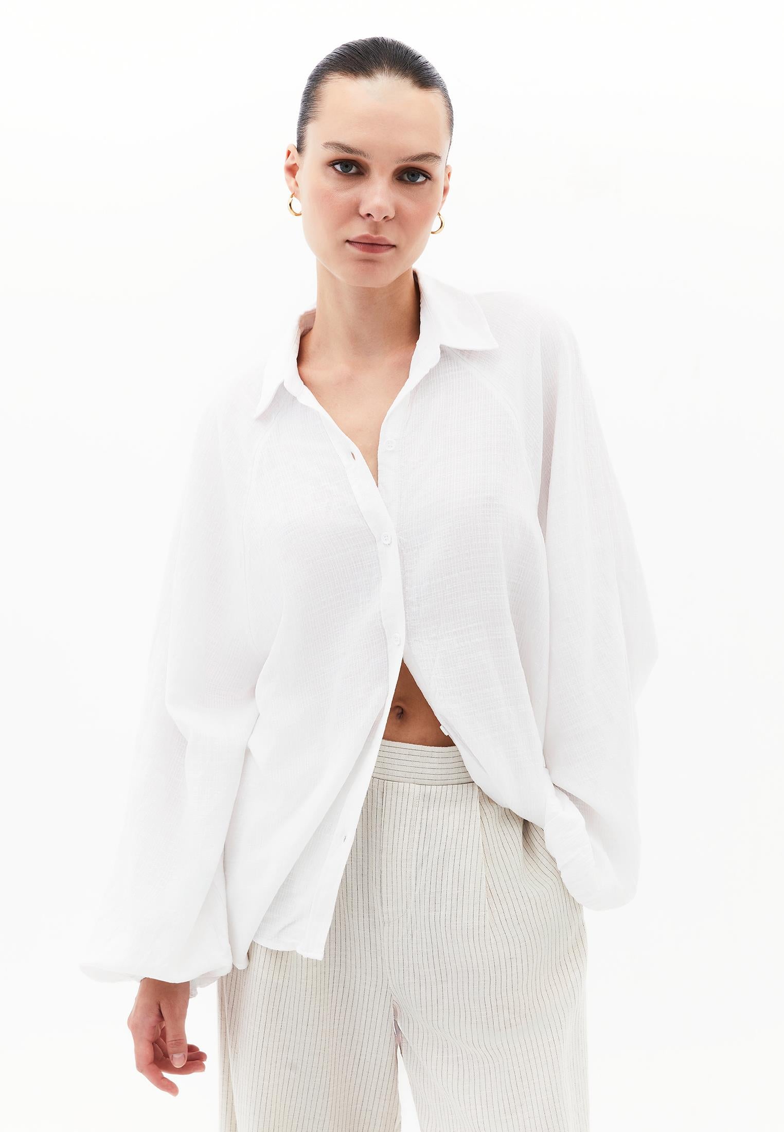 Oversize Shirt - WHITE