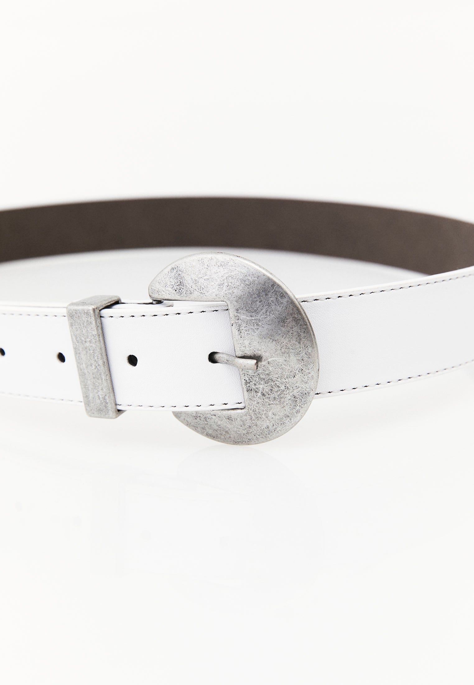 Classic Women Accessory Belt - WHITE