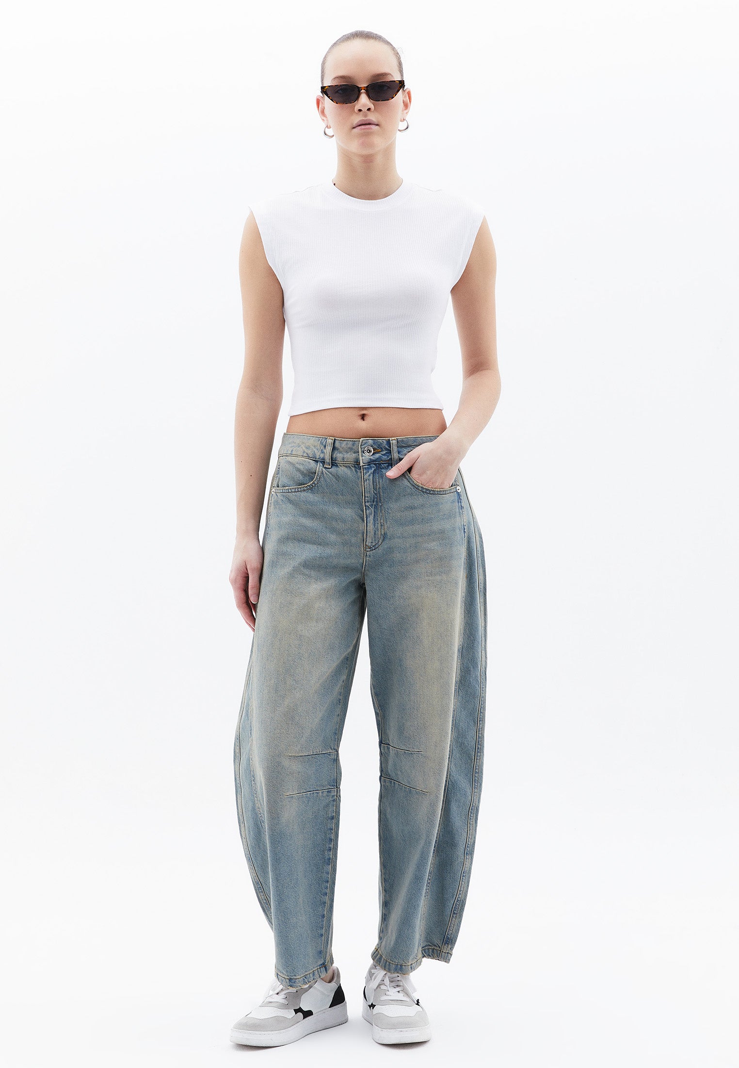 Slim Fit Short Sleeve T-Shirt - WHITE