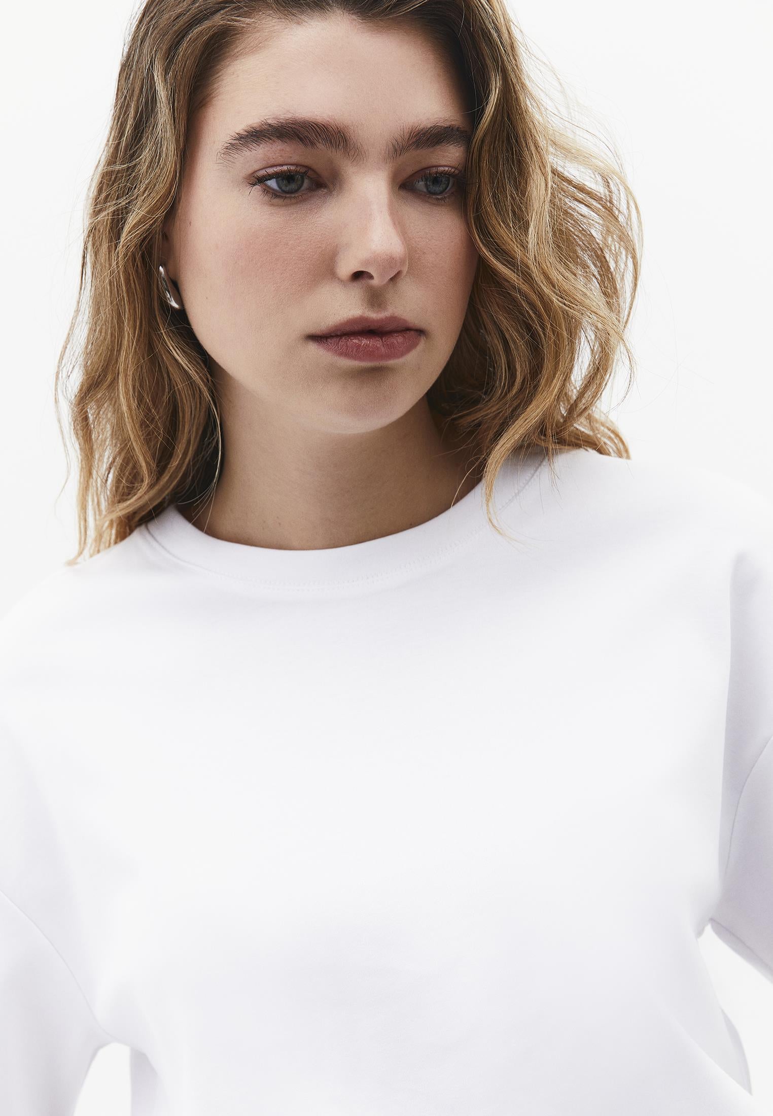 Oversize Tunic T-Shirt - WHITE