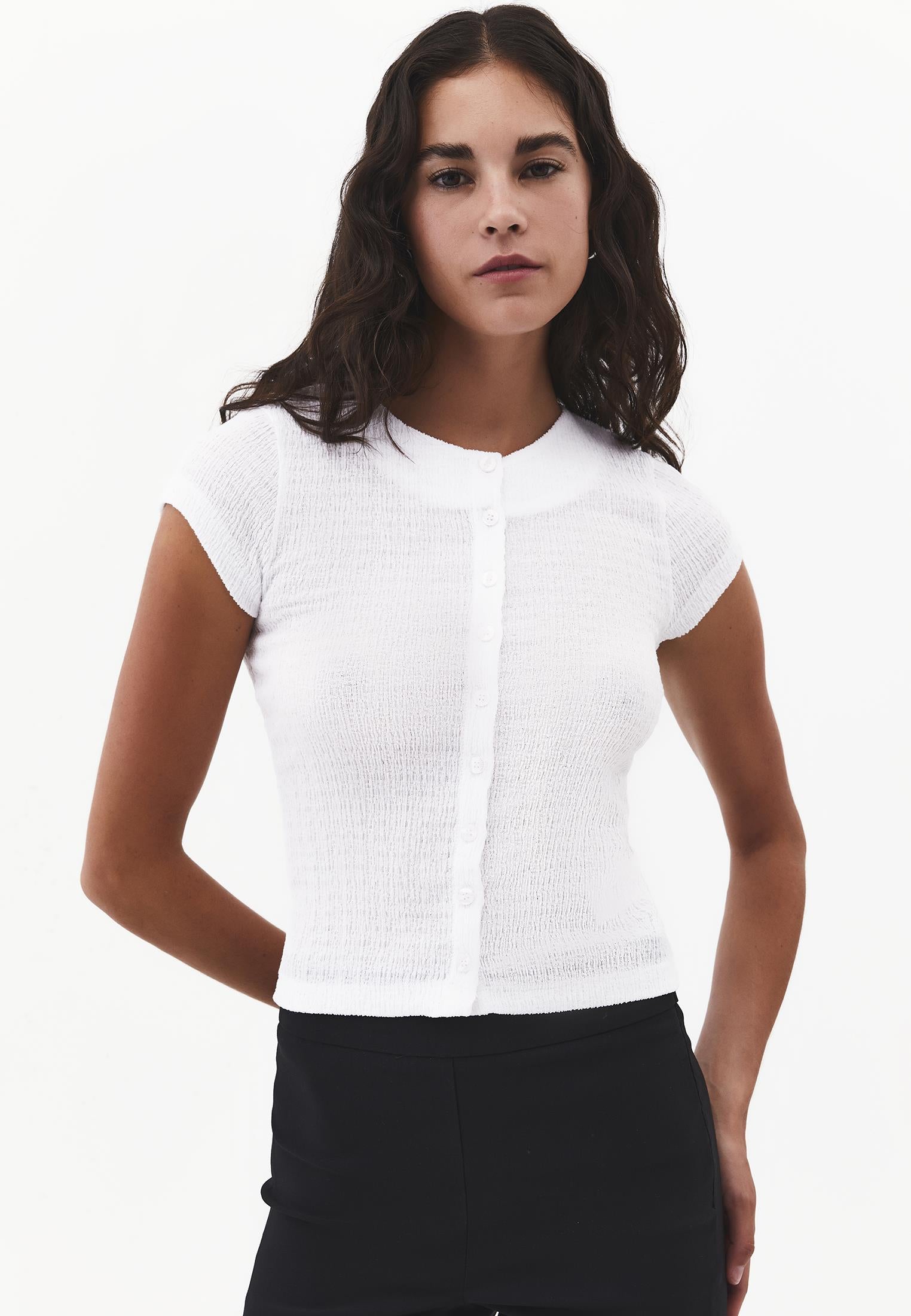 Crew Neck T-Shirt - WHITE
