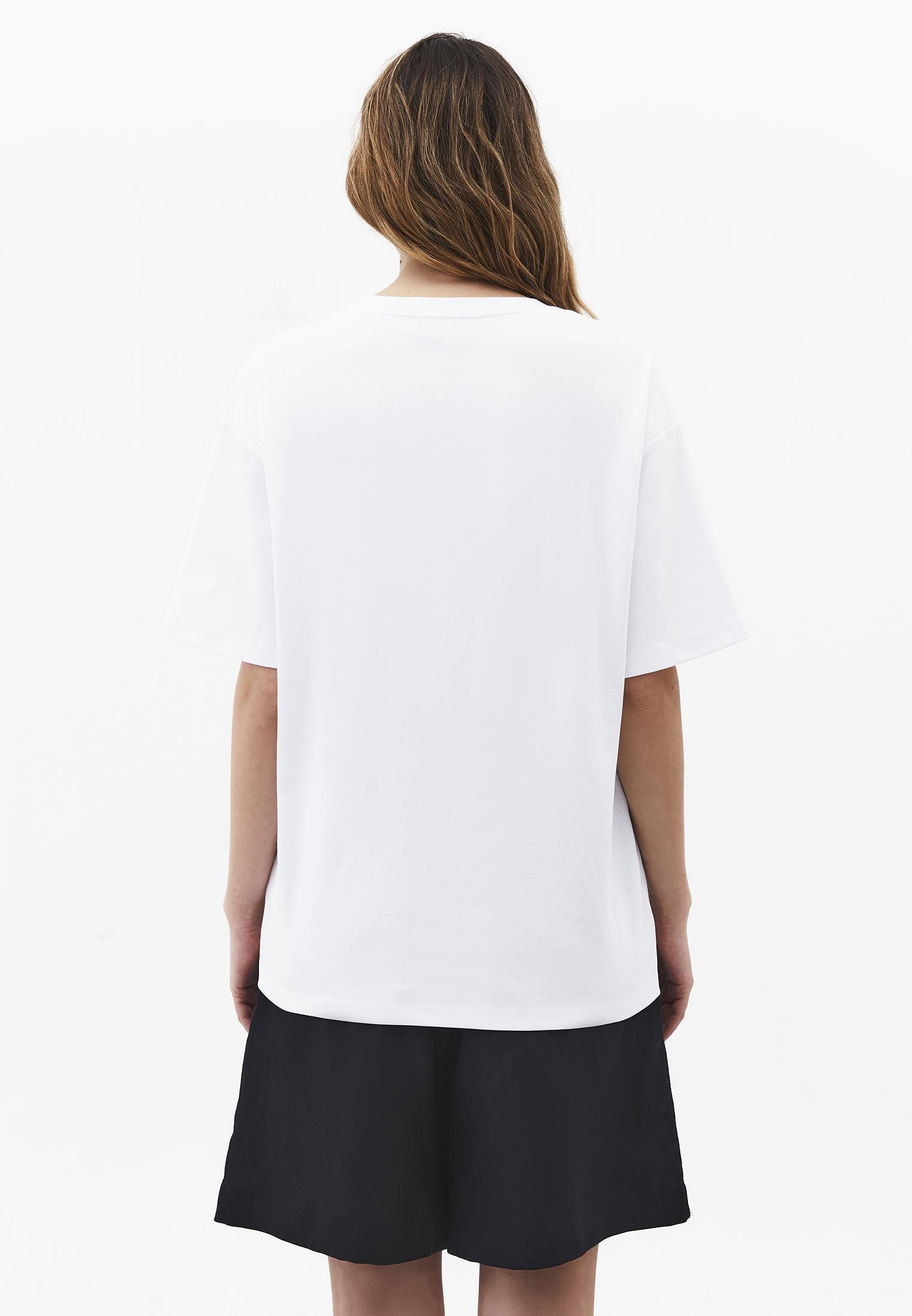 Oversize Tunic T-Shirt - WHITE