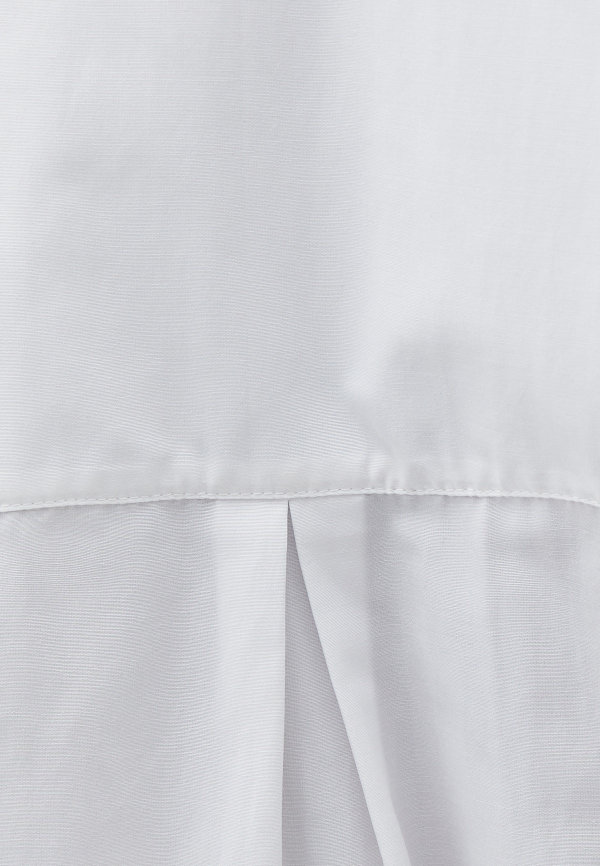 50% POLYESTER 50% COTTON - WHITE