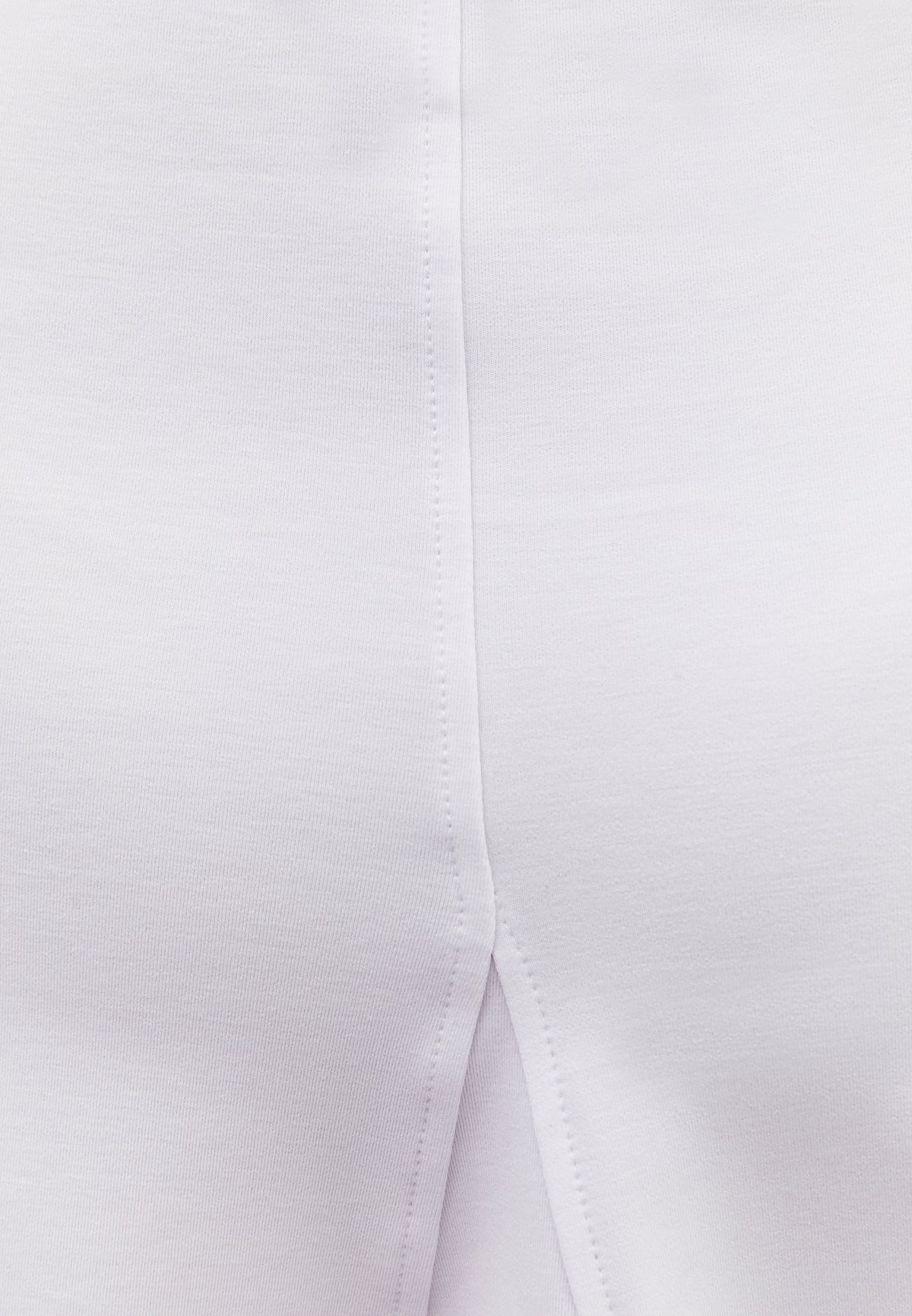 Flared Cut V-Neck Short Dress - WHITE