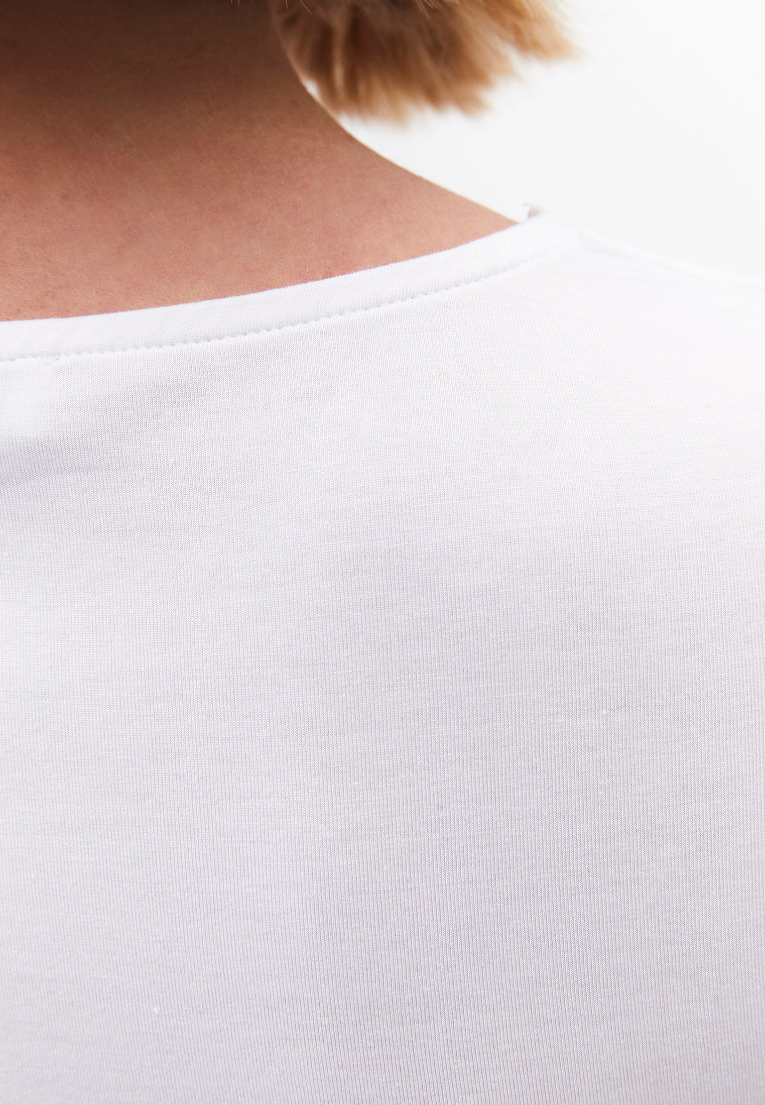 Cowl Neck Bodycon Tank Top - WHITE