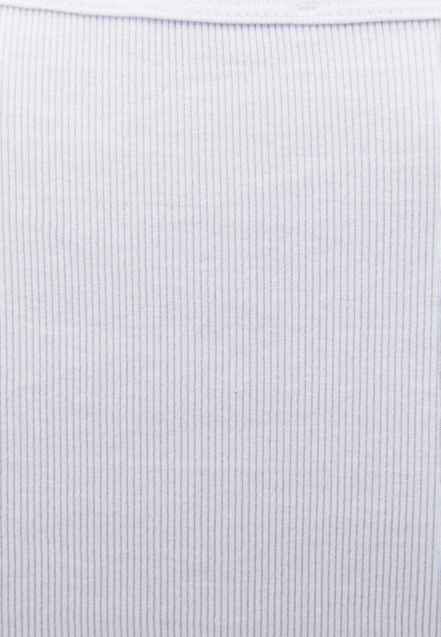 Square Neck Bodycon Tank Top - WHITE