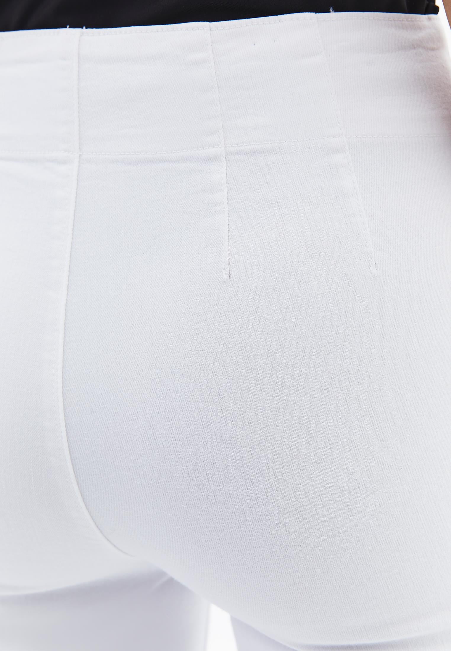 Spanish Leg Pants - WHITE