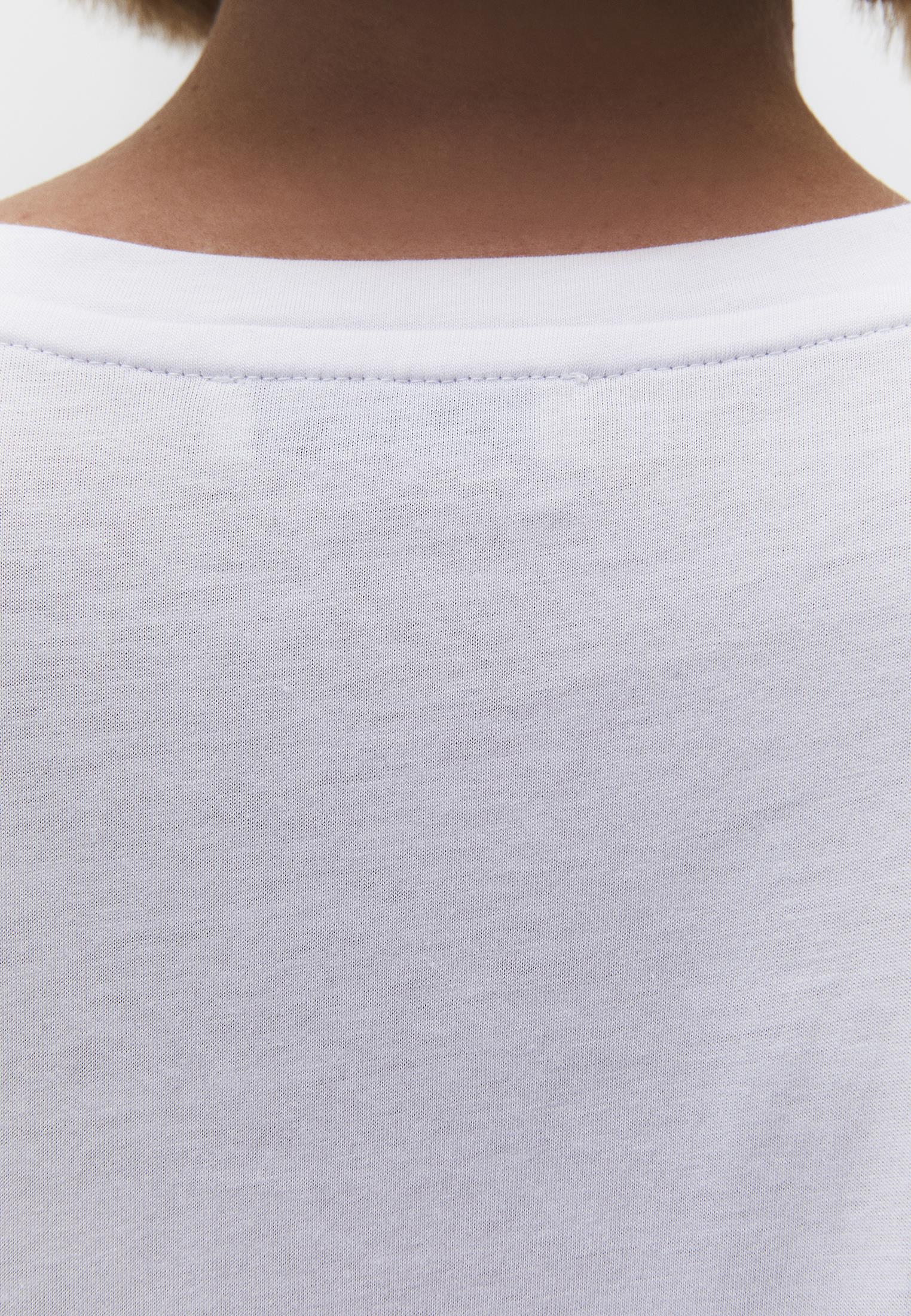 Stony Boat Neck Short Sleeve T-Shirt - WHITE