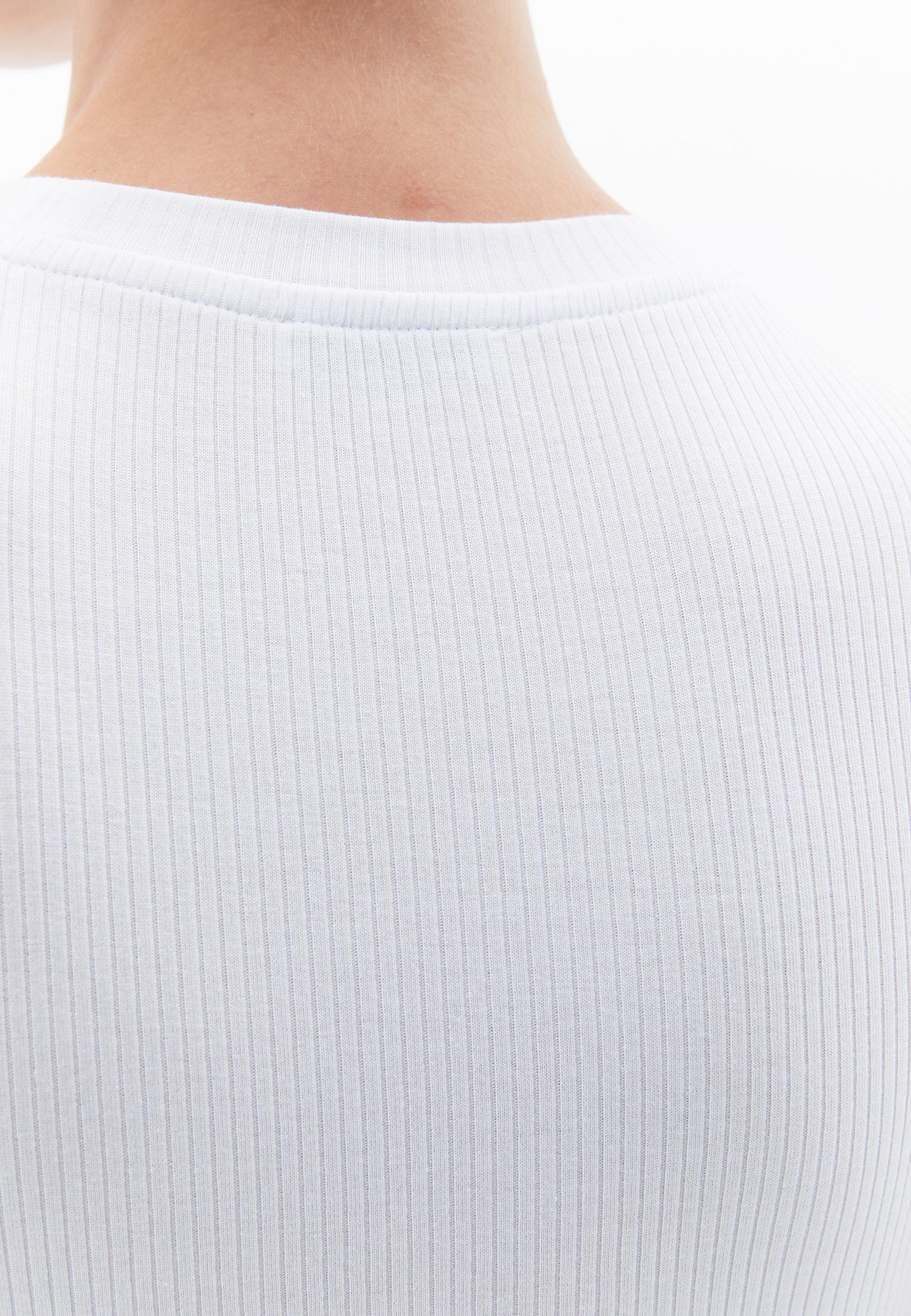 Crew Neck Short Sleeve T-Shirt - WHITE