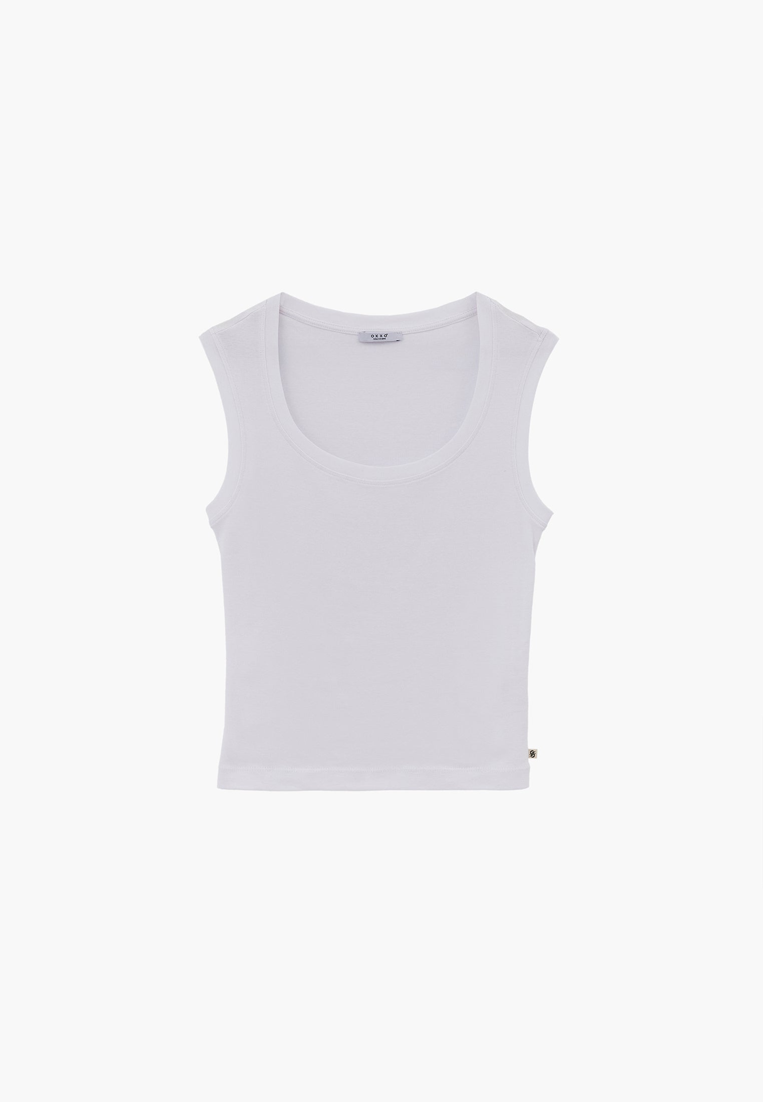 Slim Fit Sleeveless Undershirt - WHITE