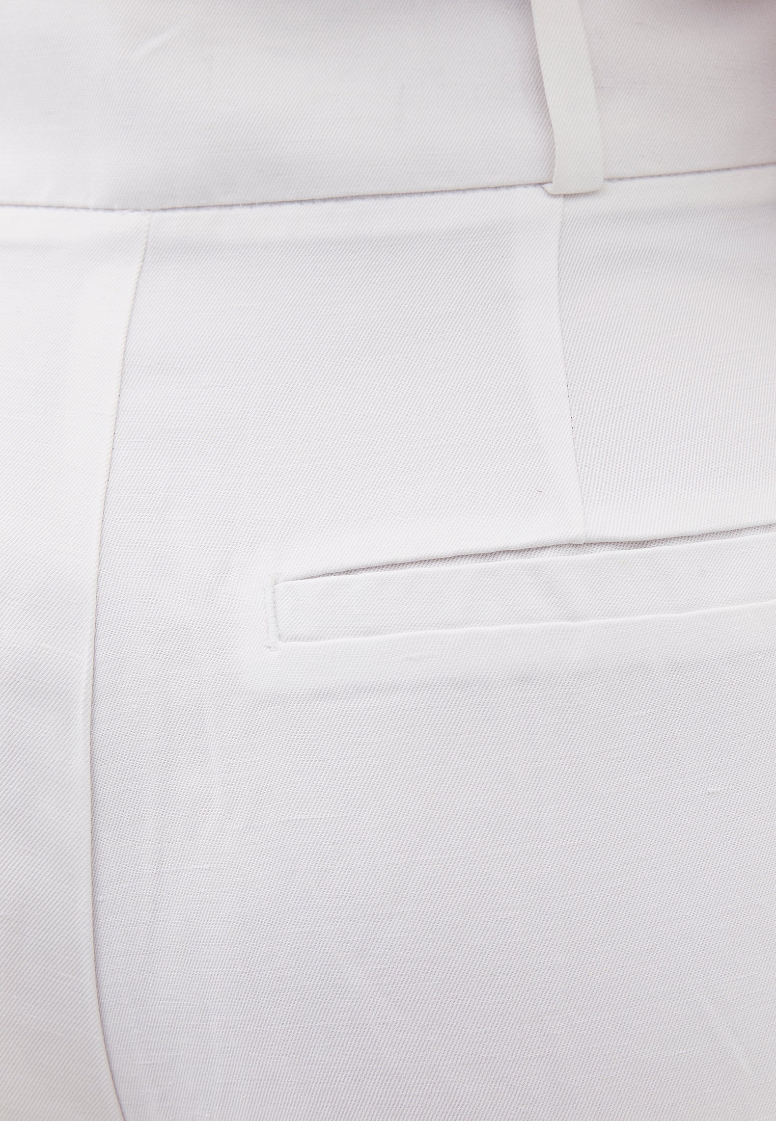 Wide Leg Pleated Ultra High Waist Long Pants - WHITE
