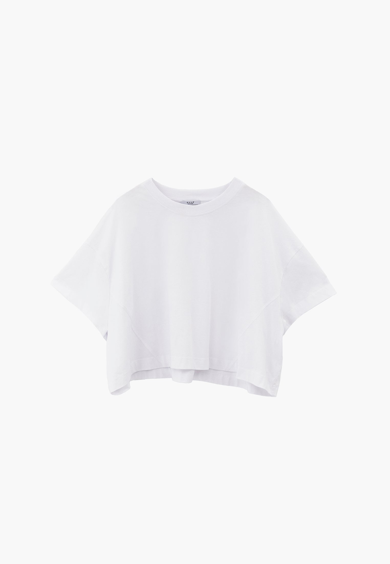Oversize Short T-Shirt - WHITE