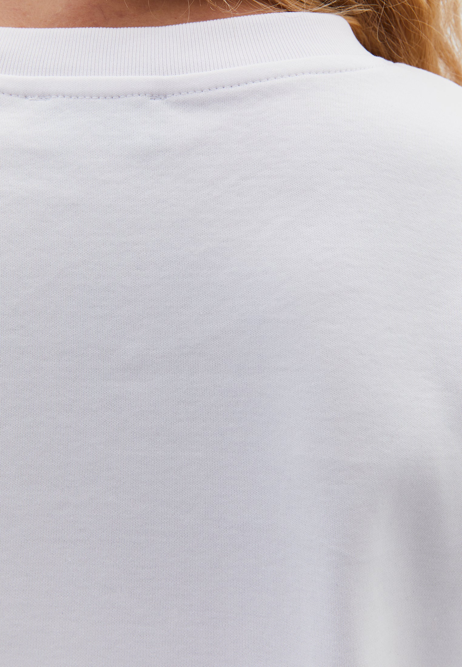 Crew Neck Short Sleeve T-Shirt - WHITE