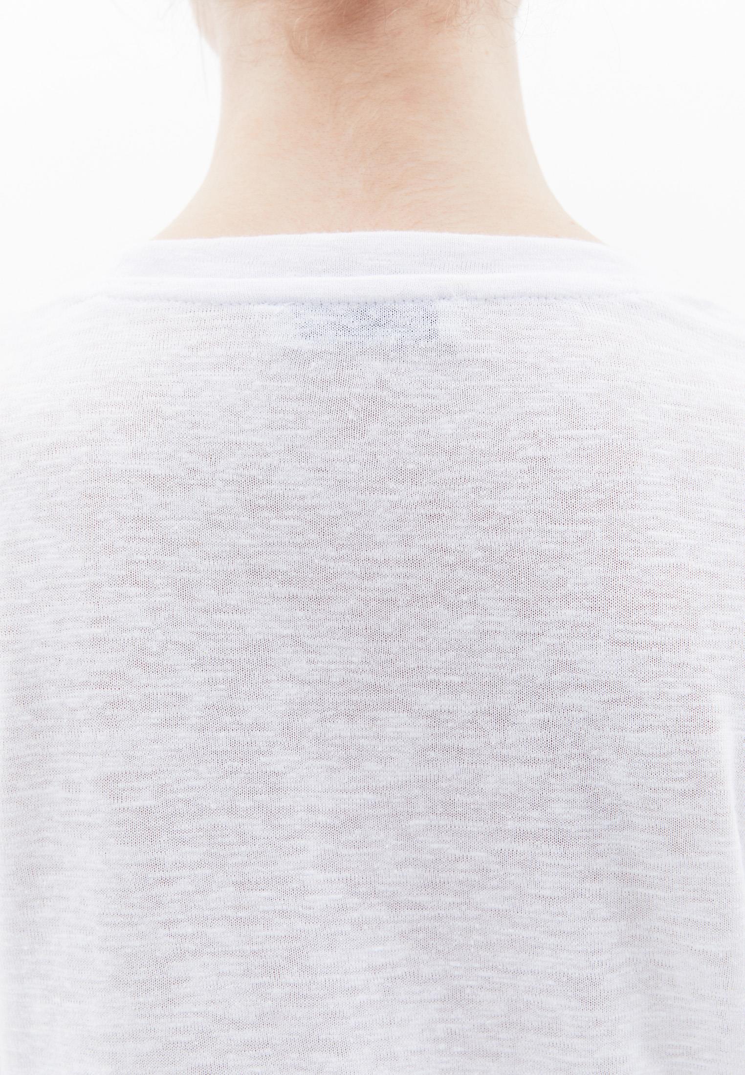 Oversize V Neck Short Sleeve T-Shirt - WHITE