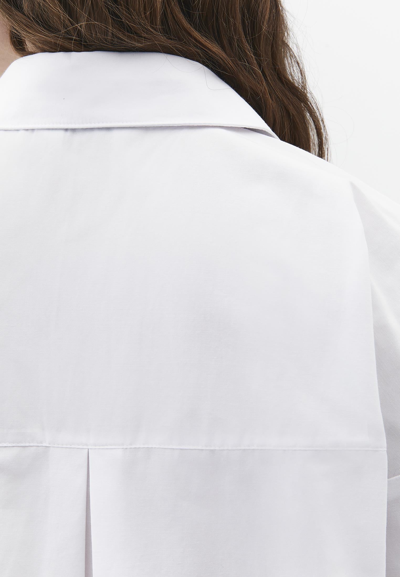 Loose Fit Button Detailed Shirt - WHITE