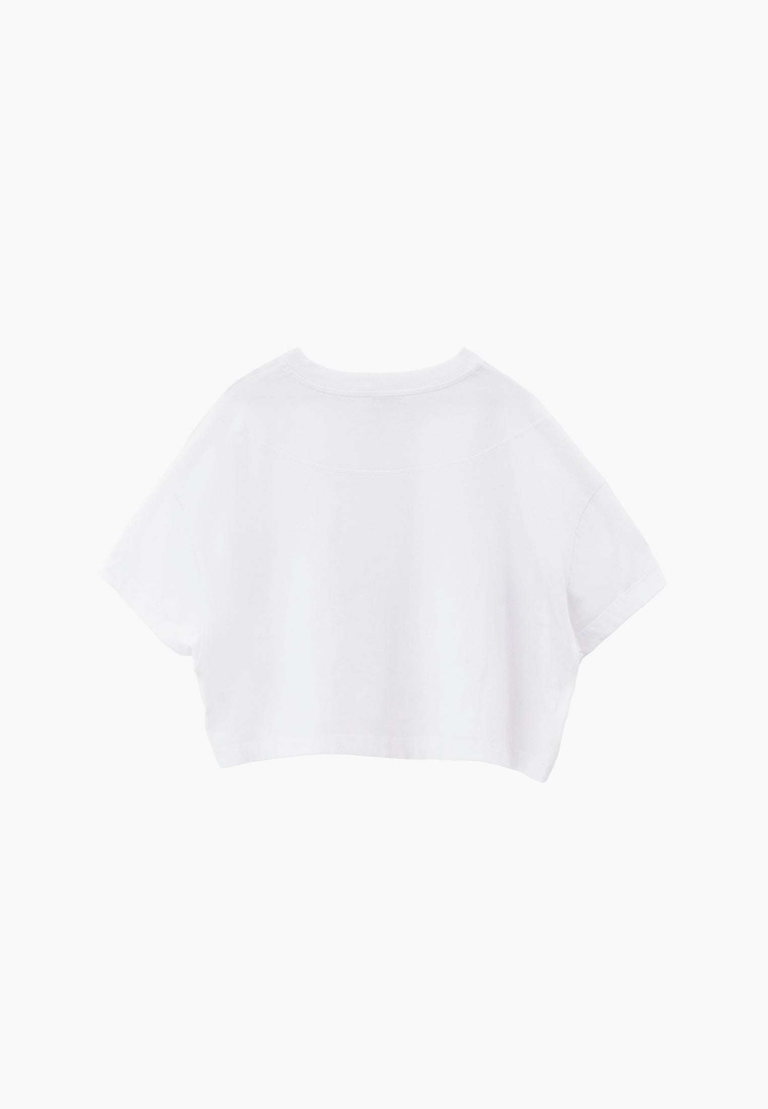 Oversize Short T-Shirt - WHITE