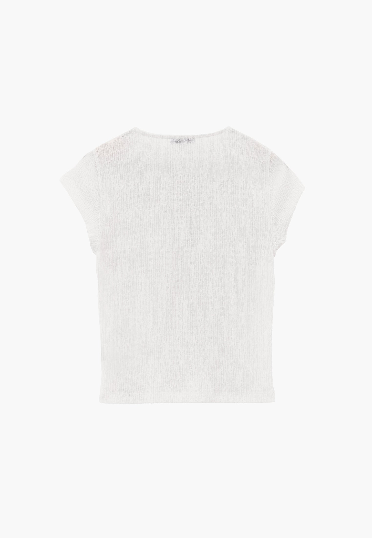 Crew Neck T-Shirt - WHITE