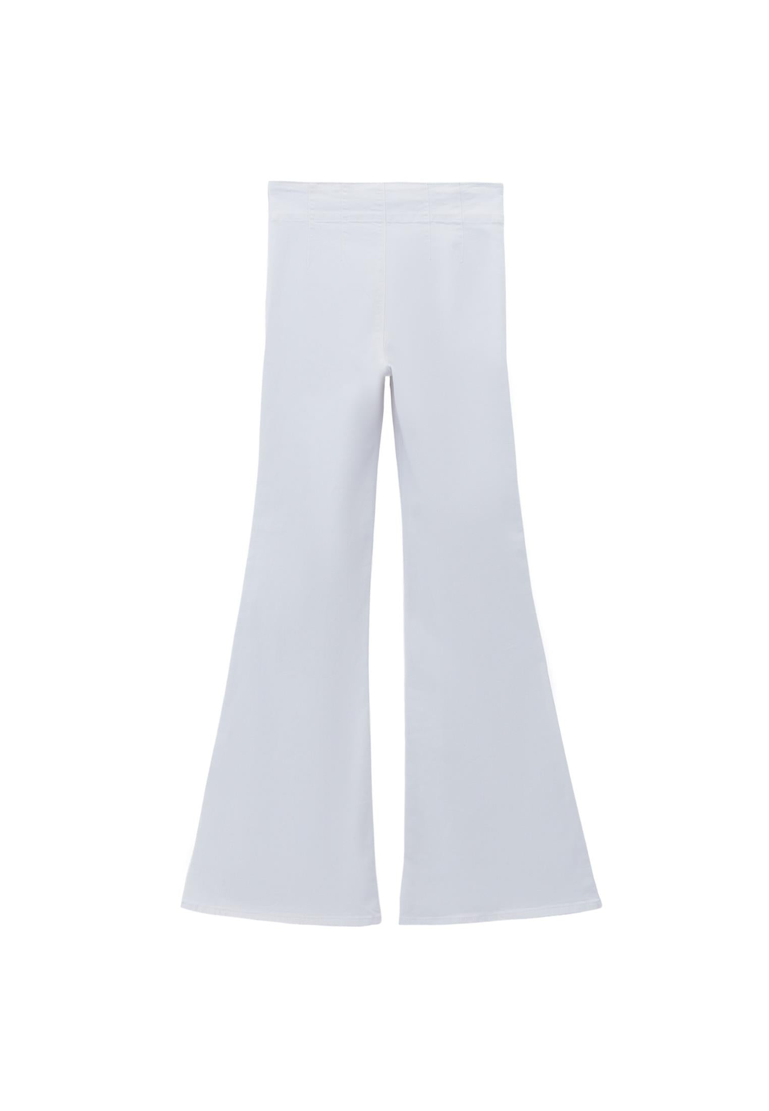 Spanish Leg Pants - WHITE