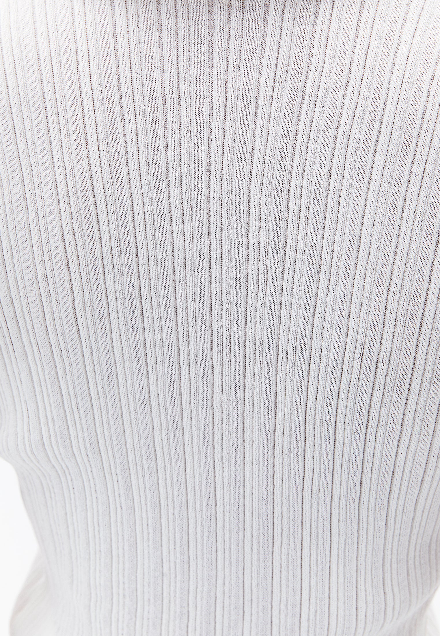 Vest With Ruffle Detailed V Neck - WHITE