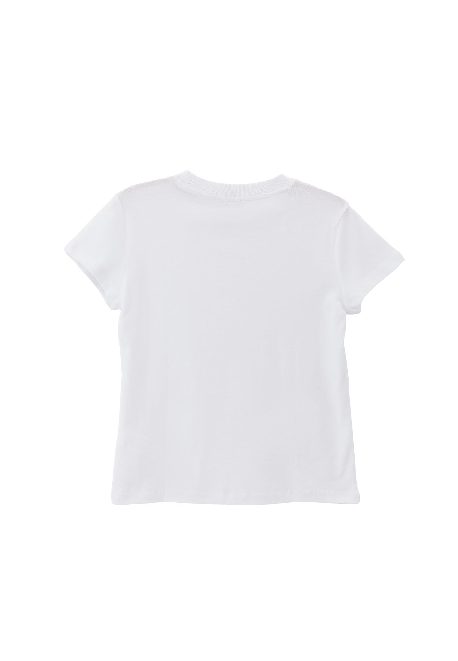 Crew Neck Loose Fit T-Shirt - WHITE