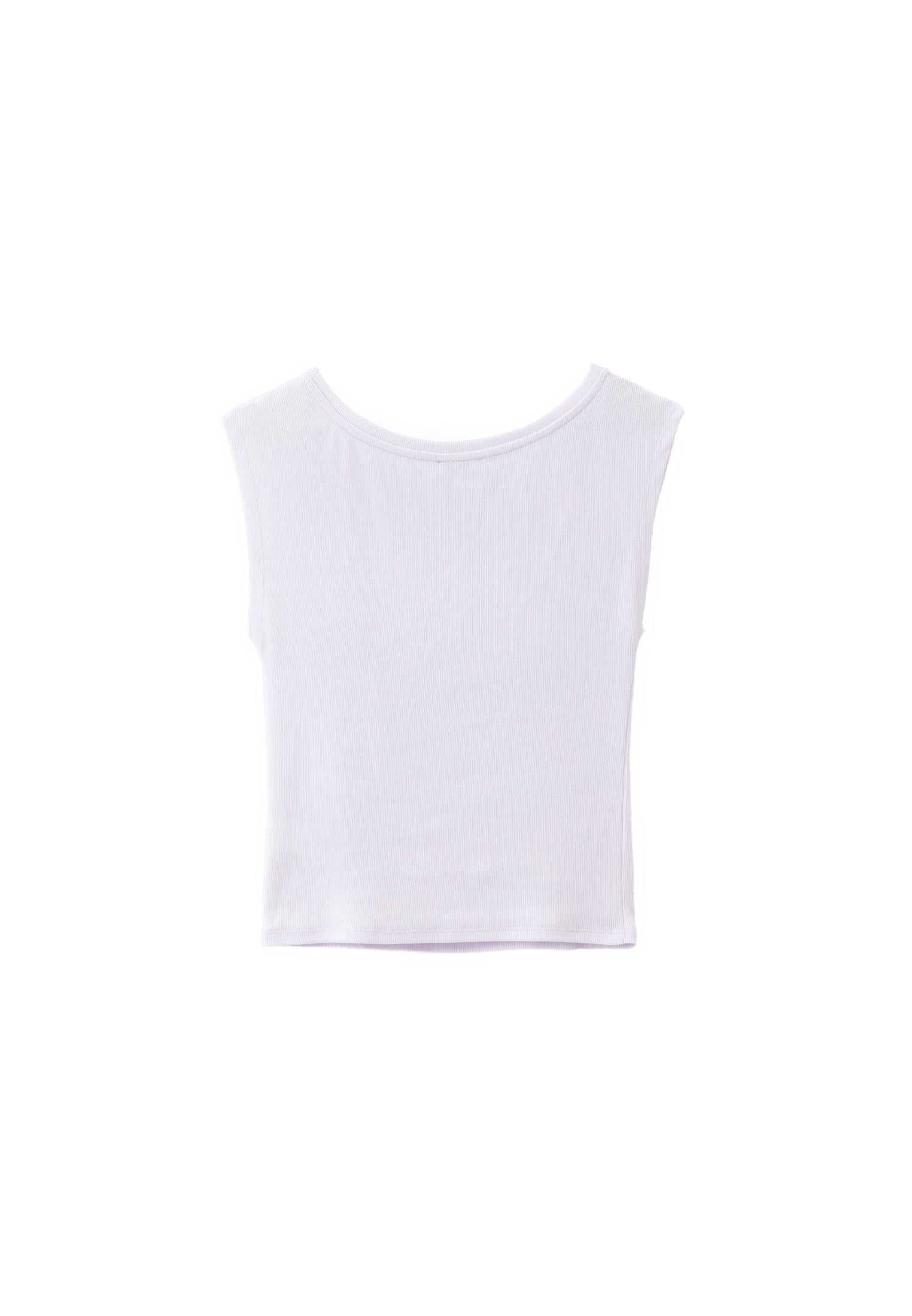 Boat Neck Short Sleeve Bodycon T-Shirt - WHITE