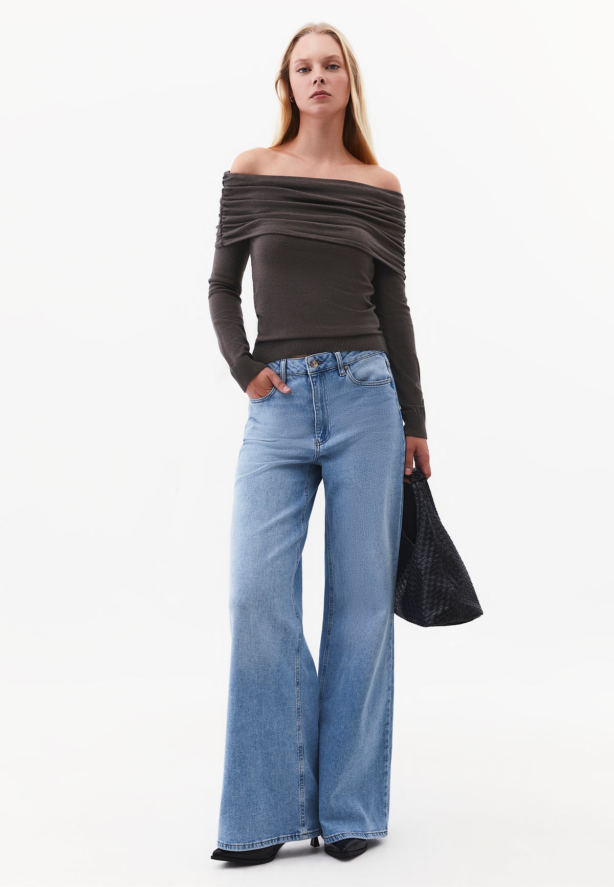 Dropped Shoulder Sweater - WREN