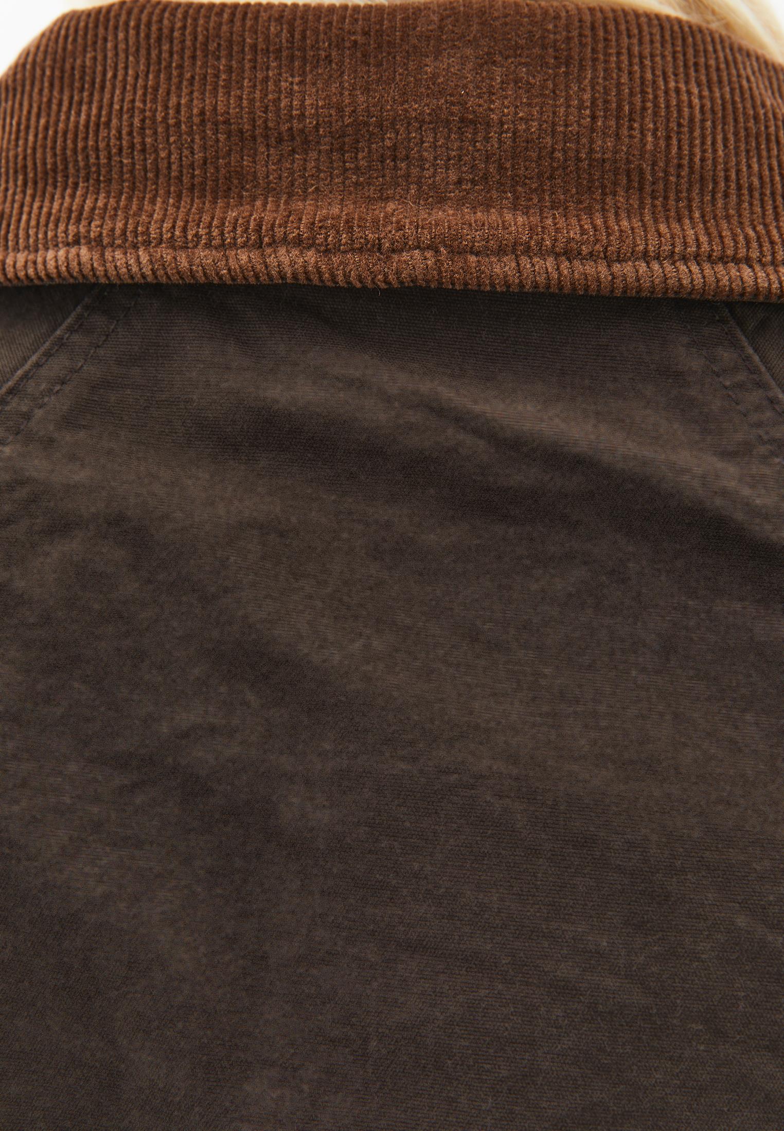 Oversize Shirt Collar Coated Jacket - WREN
