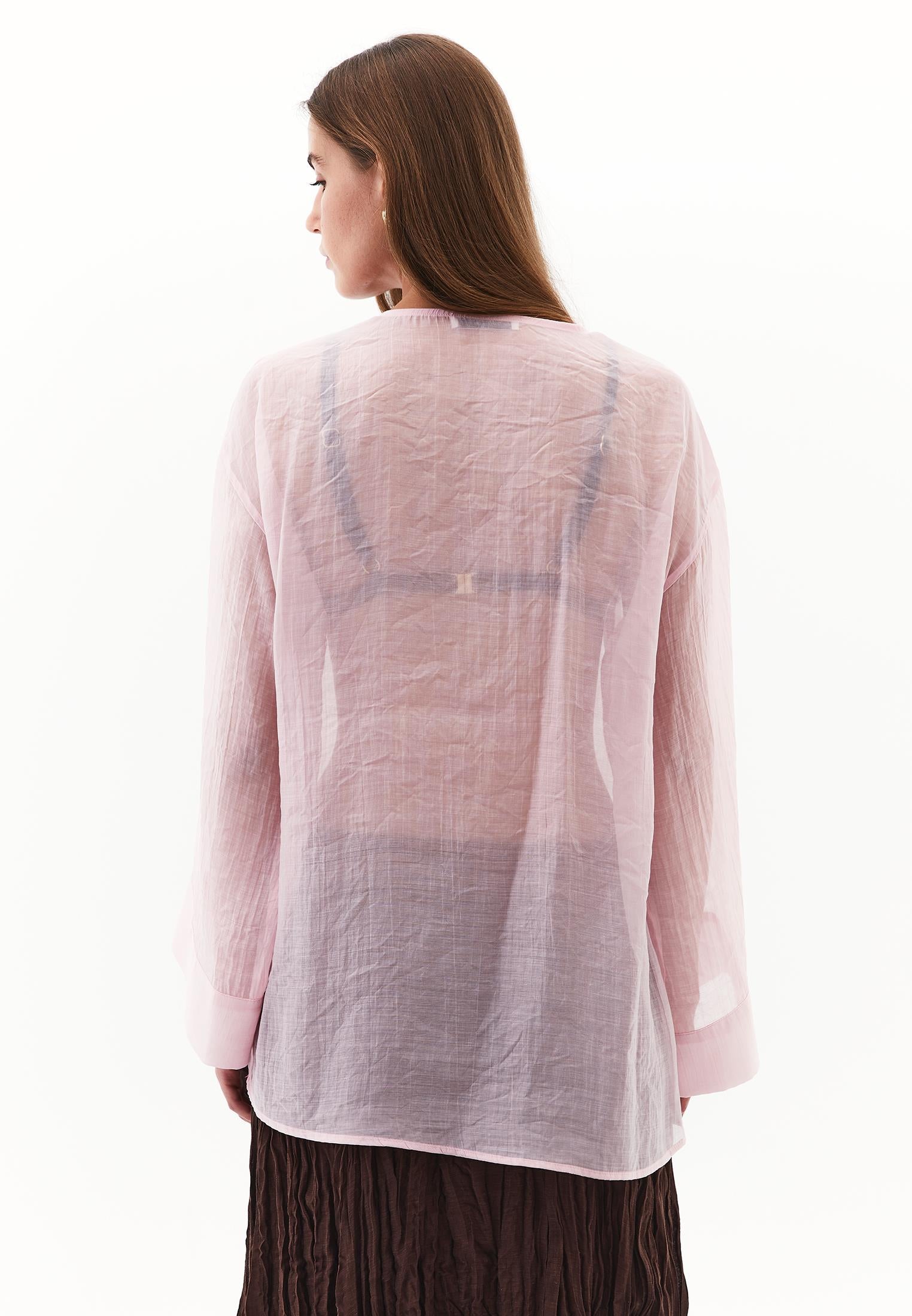 Tunic Blouse With Button Details - ZEPHYR