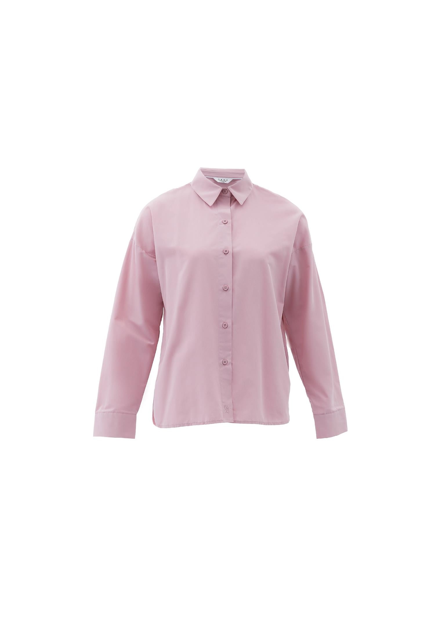 Shirt Collar Loose Woven Shirt - ZEPHYR