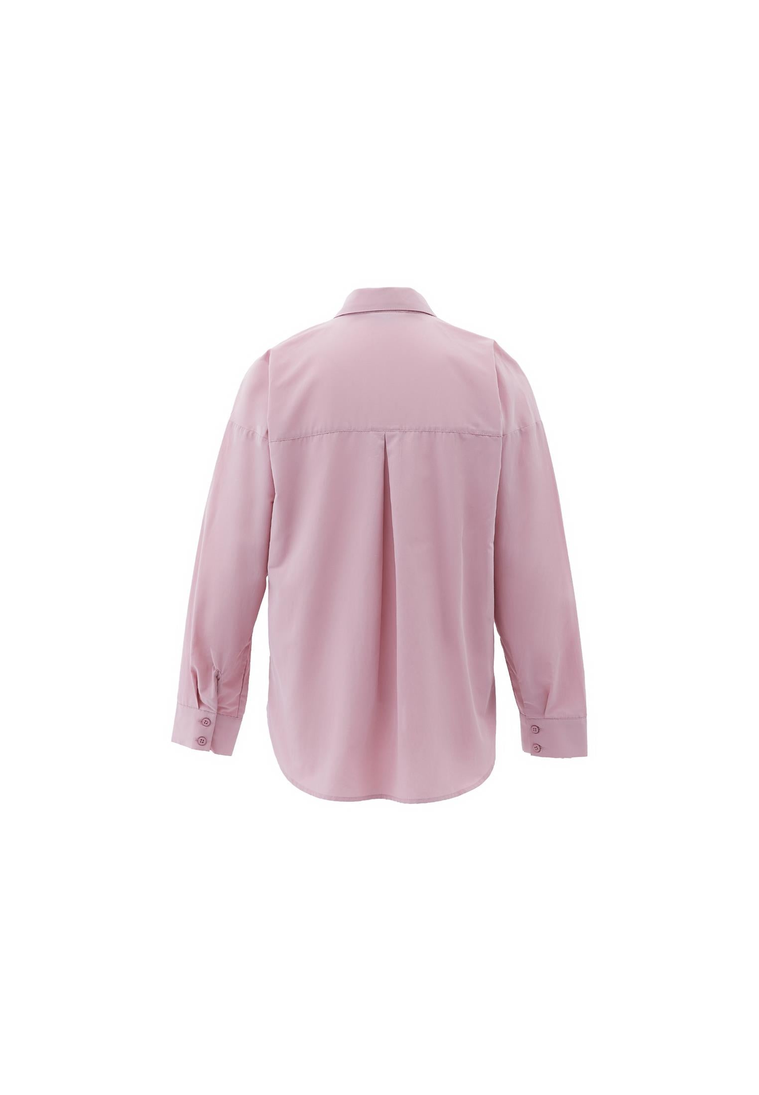 Shirt Collar Loose Woven Shirt - ZEPHYR